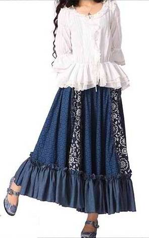 summer_full_skirt_blue_print_patchwork_lace_skirt_leisure_qa10027c_cfe901c4.jpg